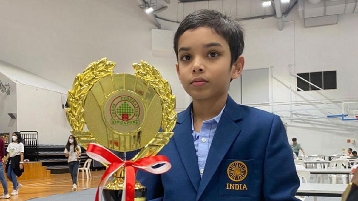 Mumbai boy Garg wins silver medal in Singapore Open chess Under-8 category