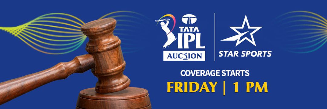 Star Sports Panel To Feature Auction Specialists For Tata Ipl 2023