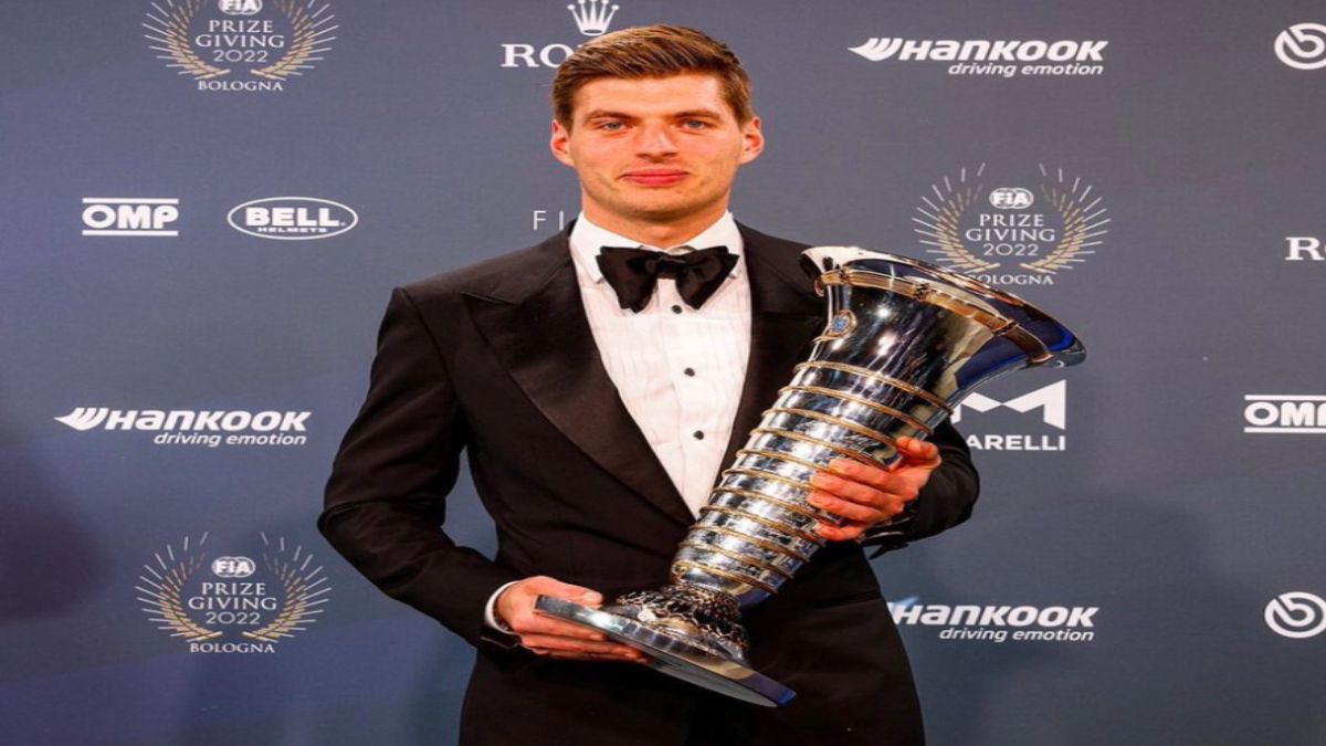 Max Verstappen was crowned 2022 Formula 1 World Champion at the FIA Prize Giving gala