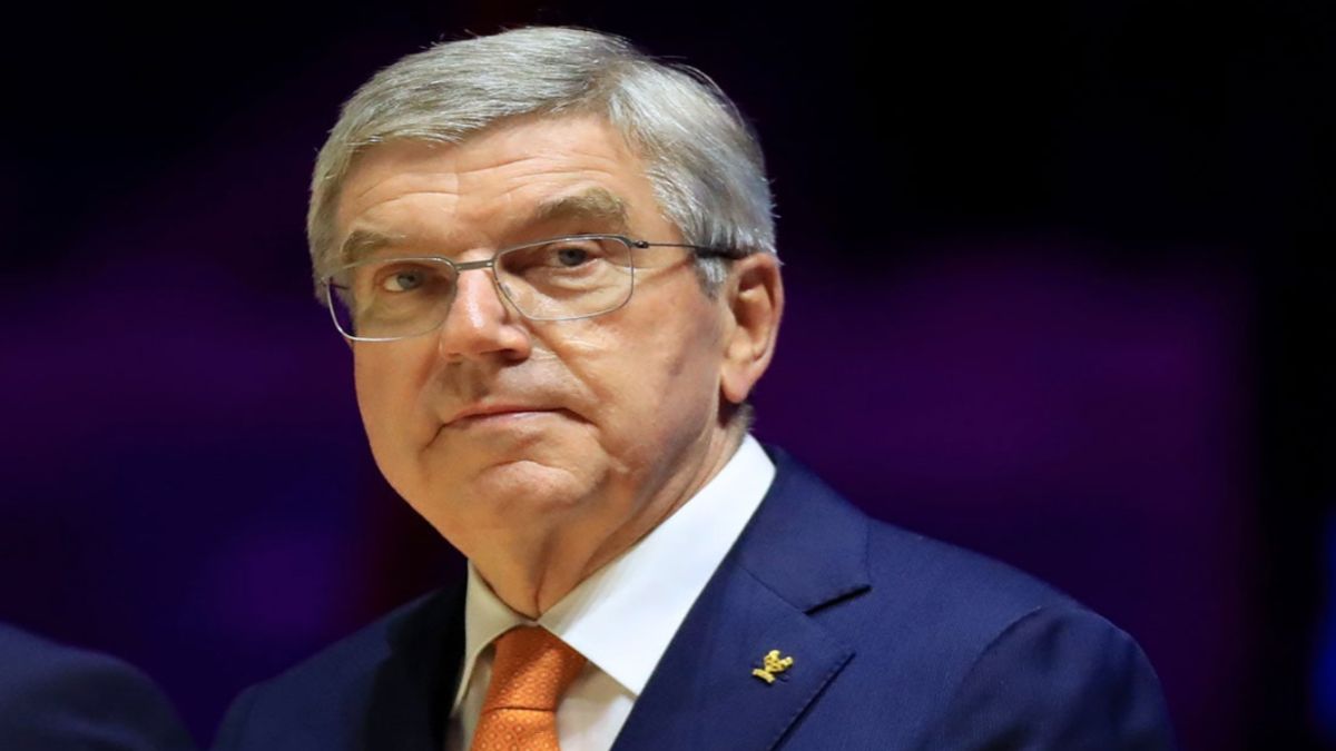 International Olympic Committee president Thomas Bach reiterated importance of Russia and Belarus ban