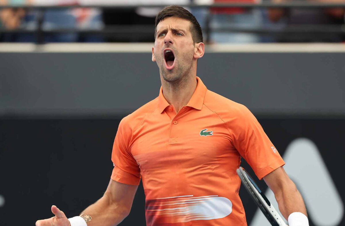 Novak Djokovic has suffered an injury scare ahead of the Australian Open