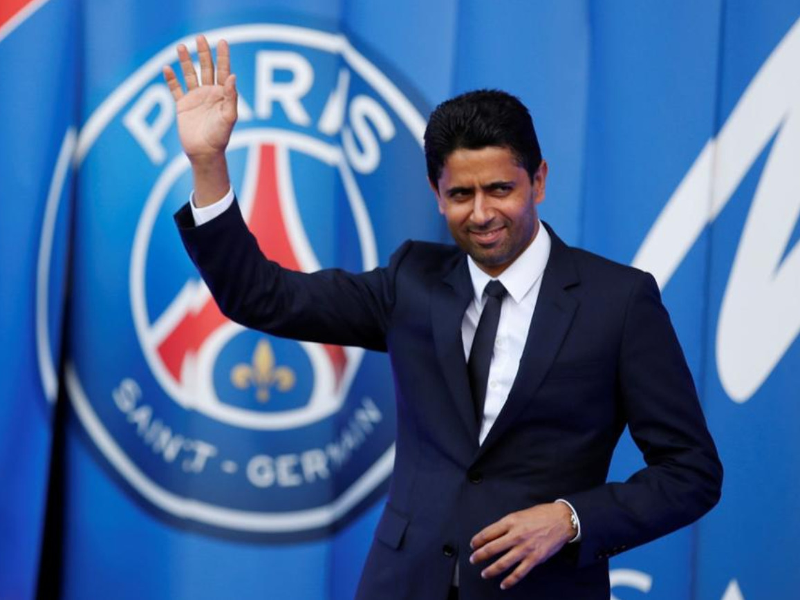 Paris Saint-Germain owner Nasser Al-Khelaifi is looking to invest in the Premier League