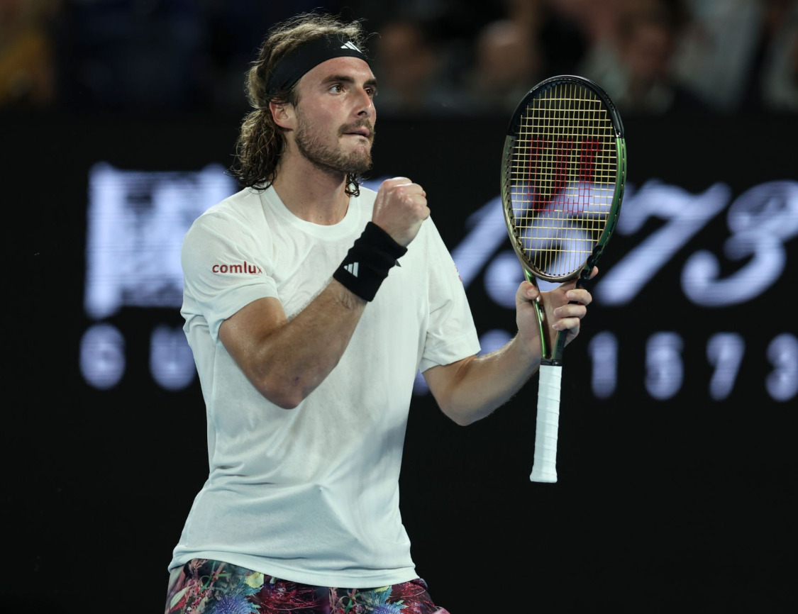 Stefanos Tsitsipas defeated Jannik Sinner in the Australian Open