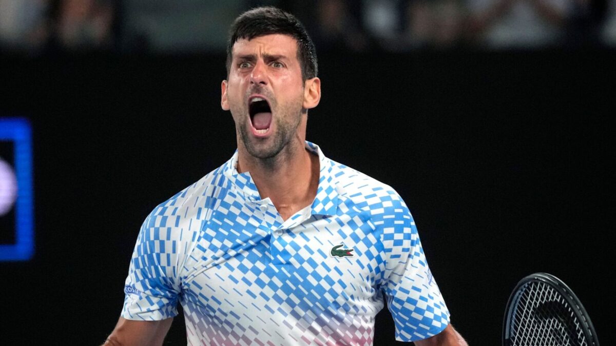 Novak Djokovic won the 2023 Australian Open with a 3 cm hamstring tear