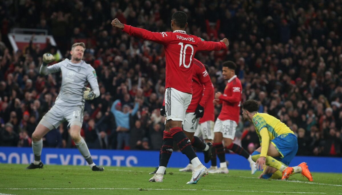 Manchester United defeated Nottingham Forest 5-0 on aggregate to reach the Carabao Cup final