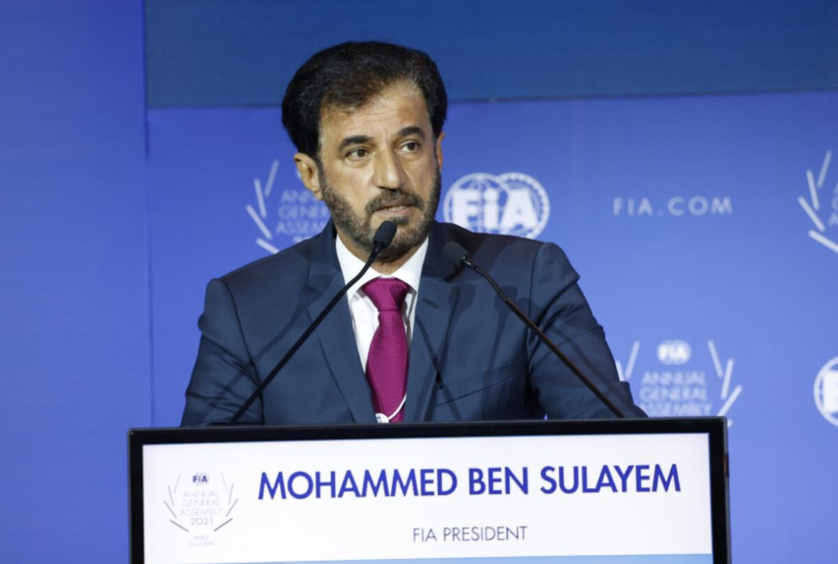 FIA President Mohammed Ben Sulayem has given up day-to-day contols of the governing body