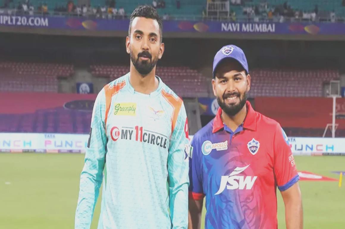 दिल्ली कैपिटलस और लखनऊ सुपर जायंट्स के बीच आईपीएल मैच का स्कोर