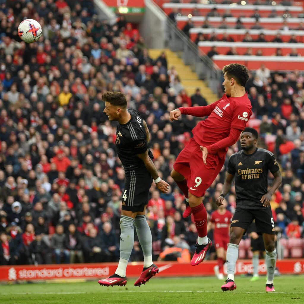 Liverpool drew 2-2 against Arsenal at Anfield