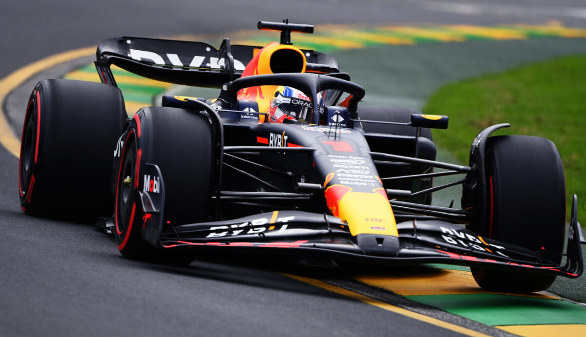 Max Verstappen finished on pole in Australian GP qualification