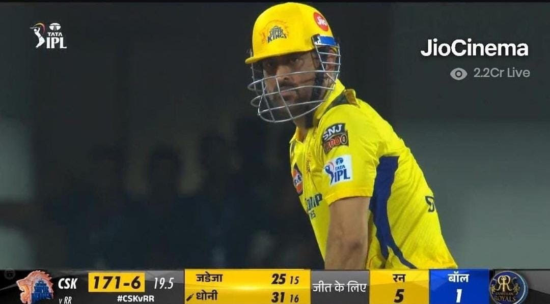 Jiocinemas Coverage Of The Chennai Super Kings Vs Rajasthan Royals