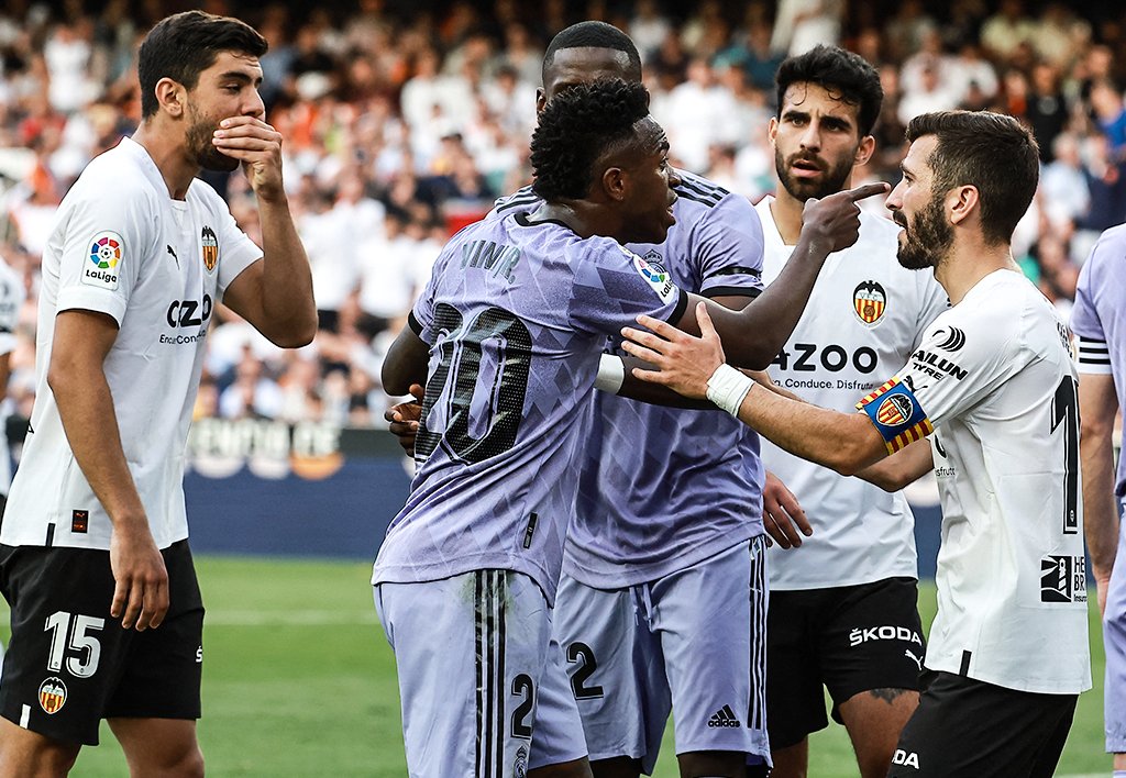 Real Madrid winger Vinicius Jr was subjected to racist chants once again