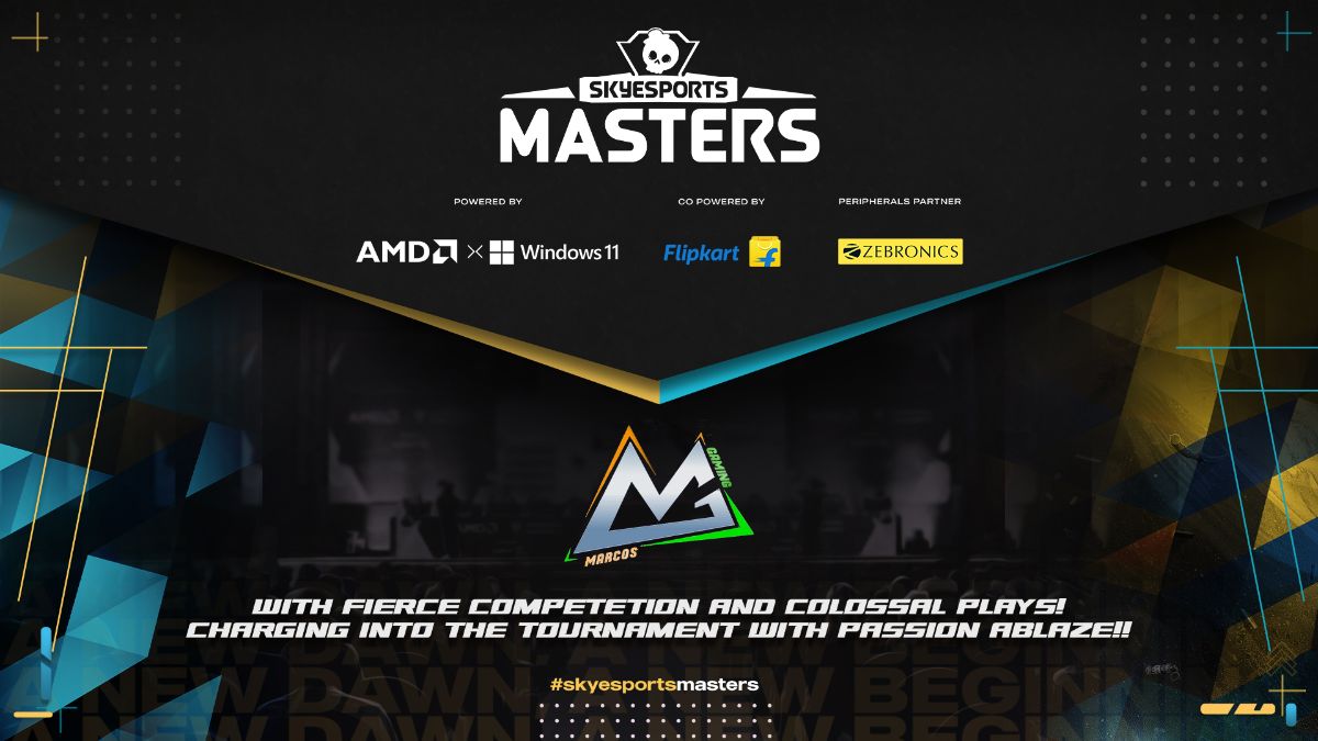 Marcos Gaming knits with Skyesports Master, 2Cr prize pool