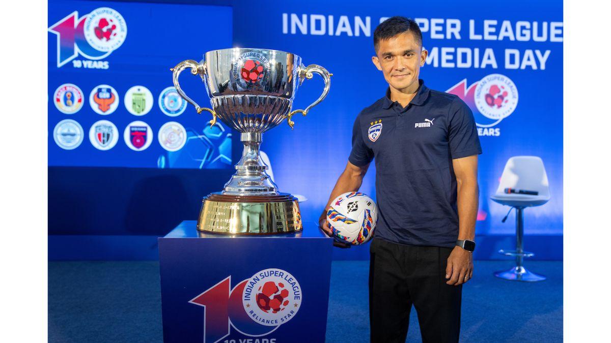 Indian football skipper Sunil Chhetri