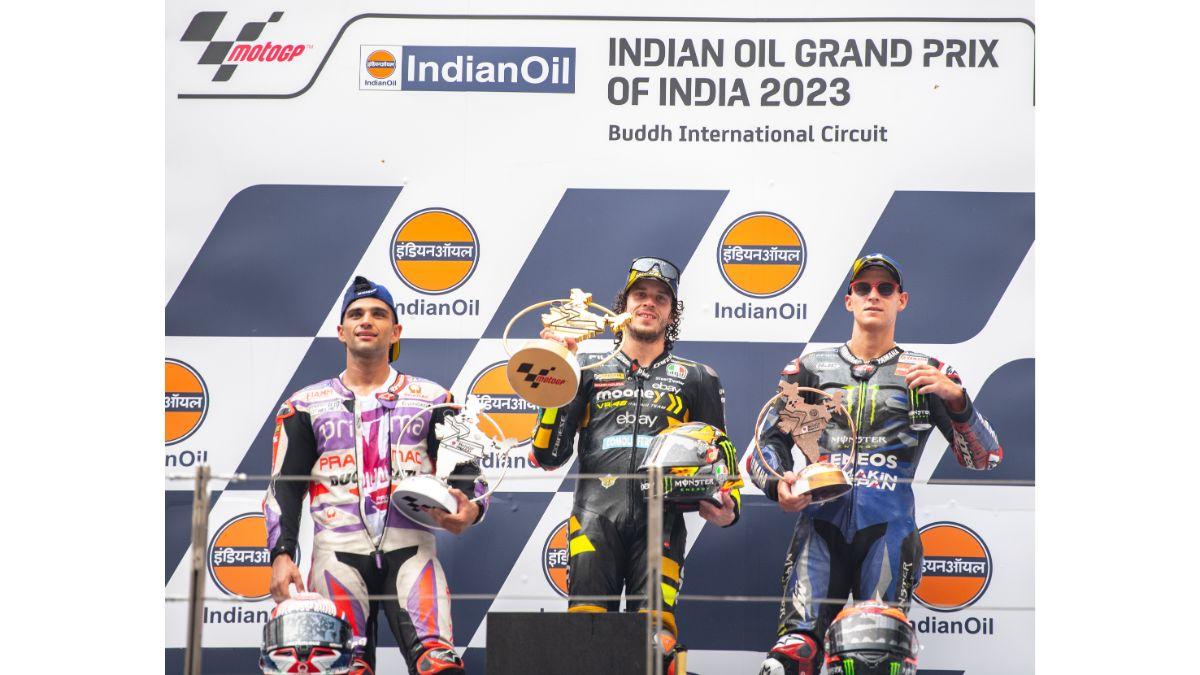 Want to give my heart to the fans, Bezzecchi says after clinching the inaugural IndianOil Grand Prix of India