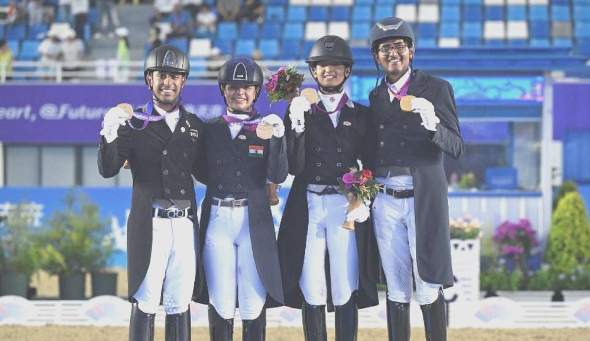 Indian dressage team wins first Asian Games gold, first equestrian yellow metal in 41 years
