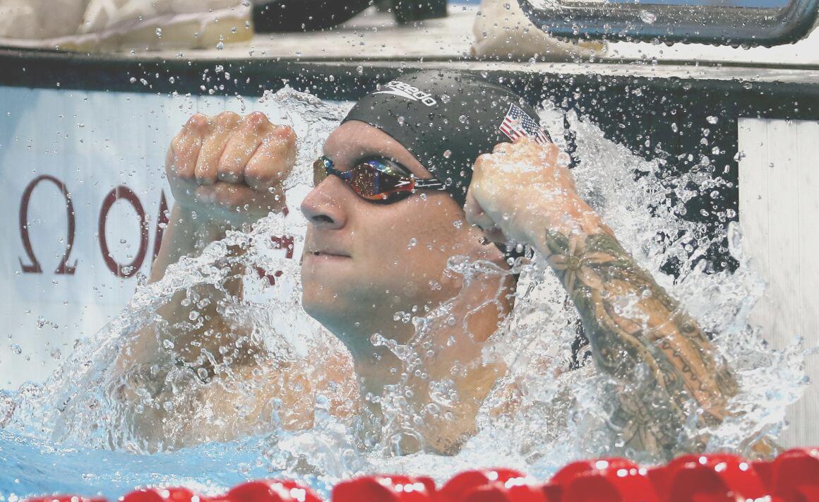 Men’s 4x100m medley team finishes fifth in final, sets new national record