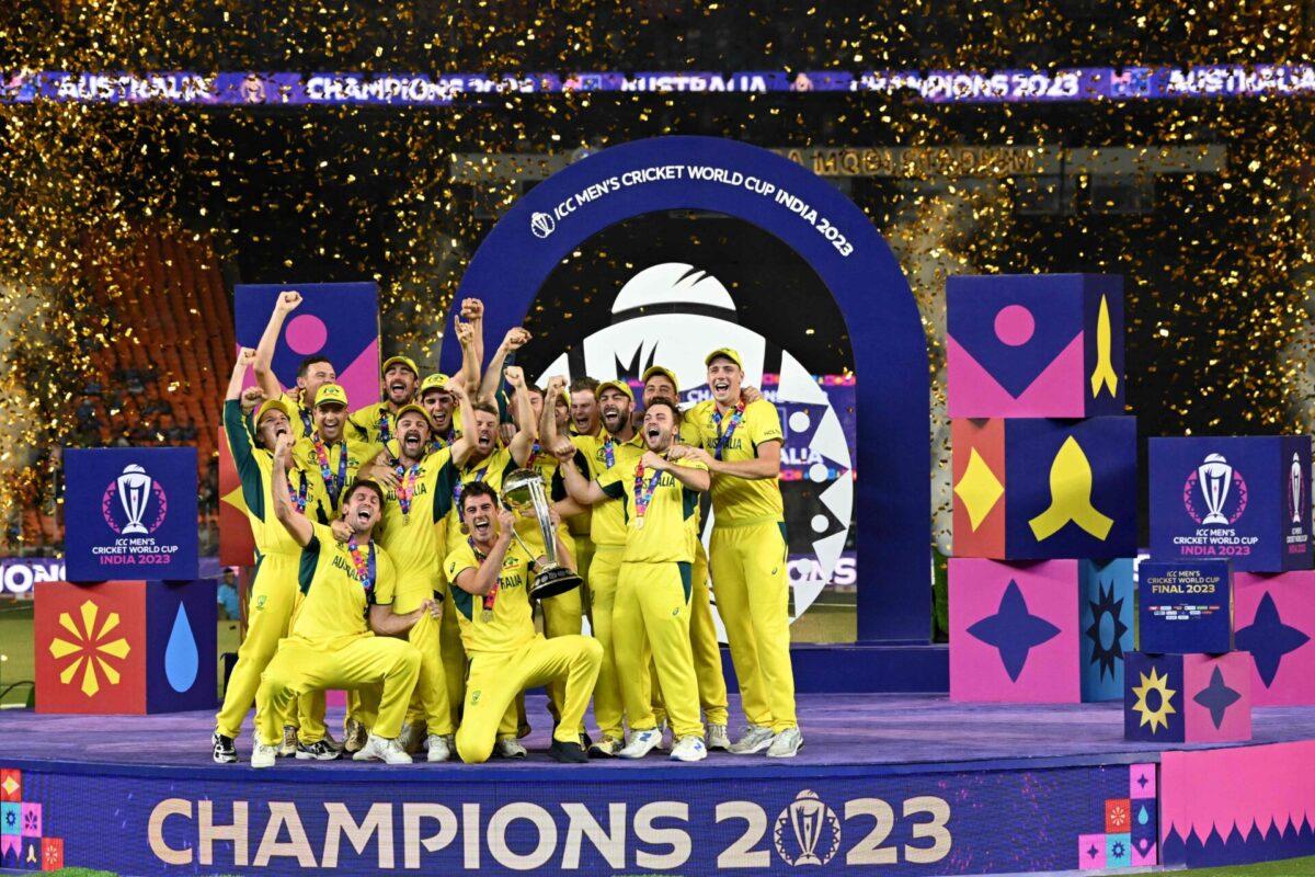 Australia Wins Sixth World Cup with 6-Wicket Victory over India.