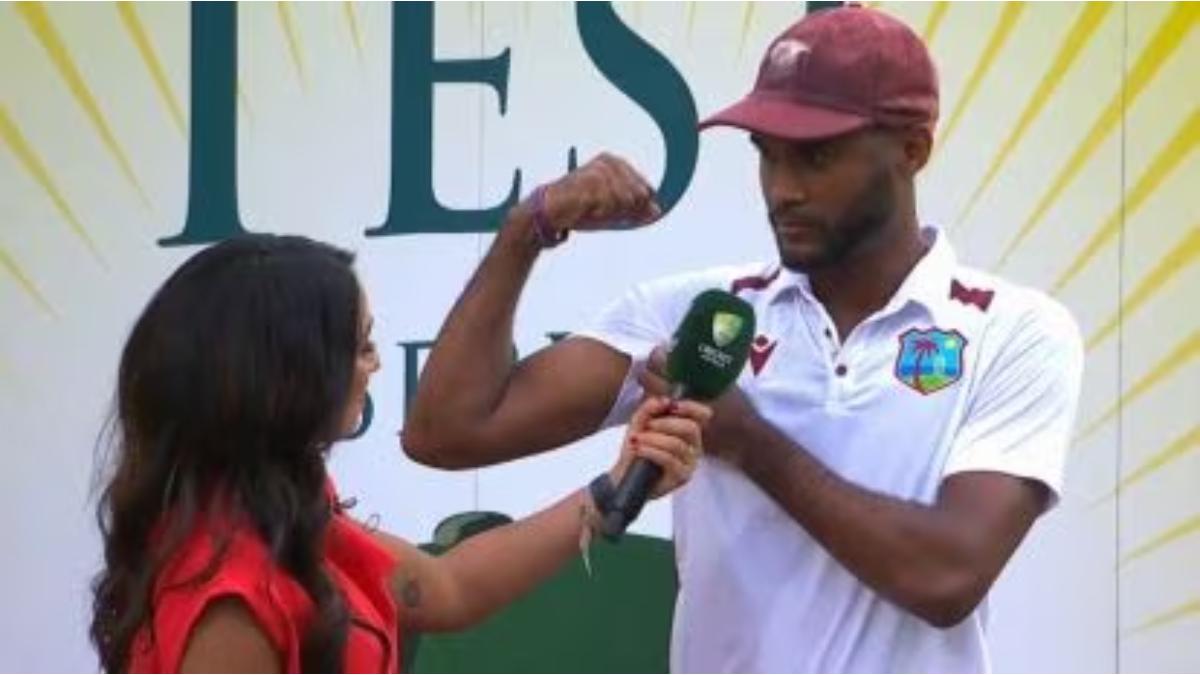 Kraigg Brathwaite Responds Triumphantly to Rodney Hogg Following Gabba Victory