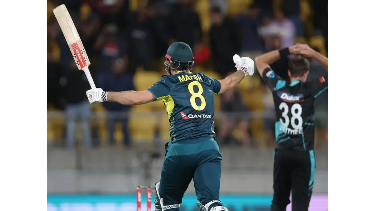 Mitchell Marsh and Tim David Lead Australia to 6-Wicket Victory