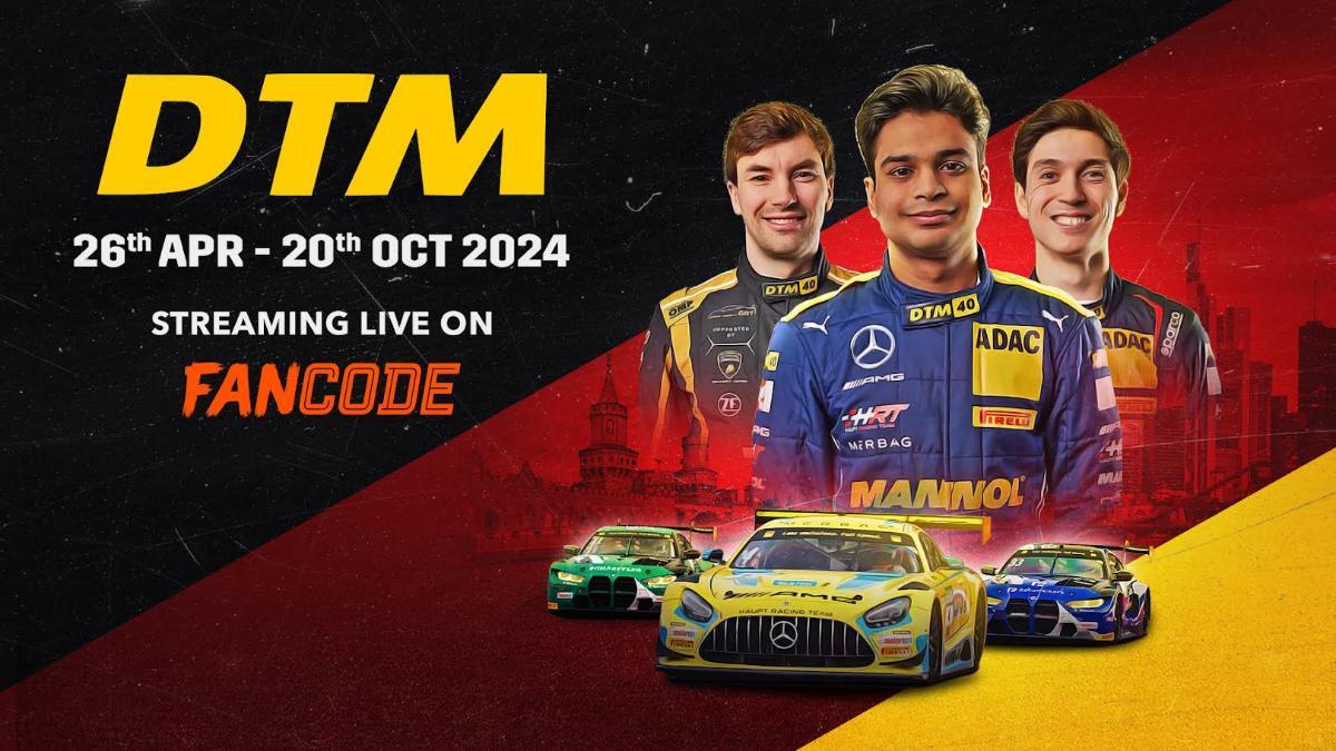 FanCode Adds Germany’s Sports Racing Series DTM to its Motorsports portfolio