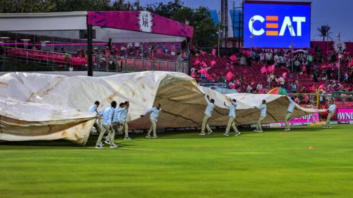 IPL: Rains interrupt Rajasthan Royals’ chase against Mumbai Indians