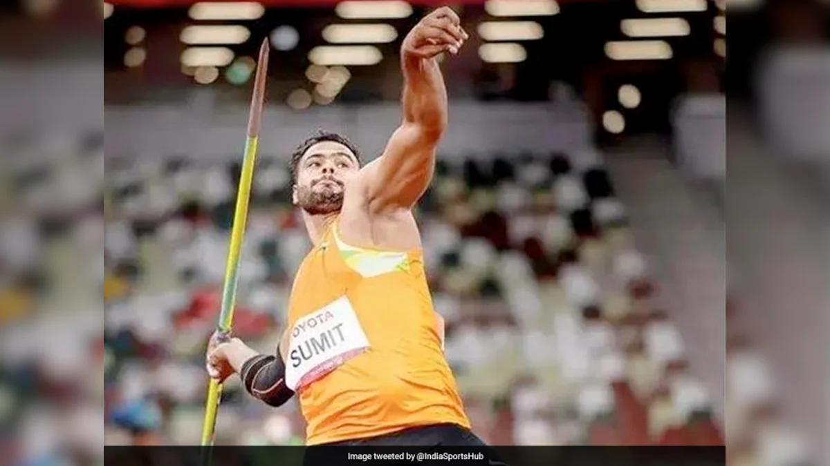 Paralympics champion Sumit Antil defends F64 javelin world title