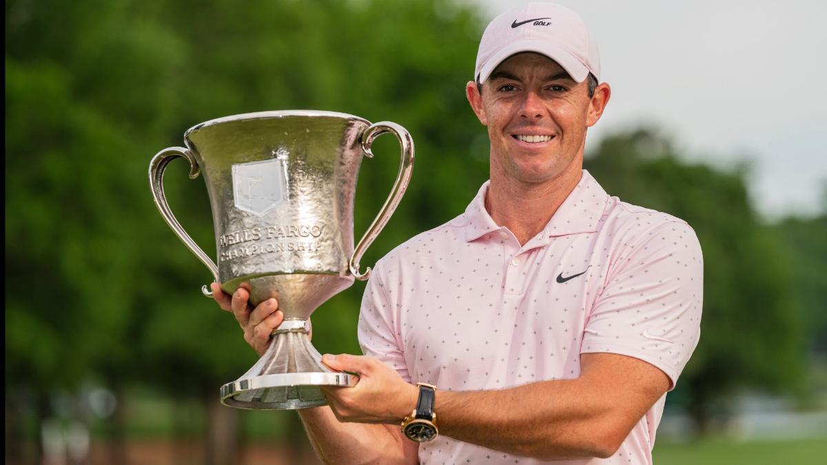 McIlroy lies tied second, Theegala 49th in Wells Fargo Champs