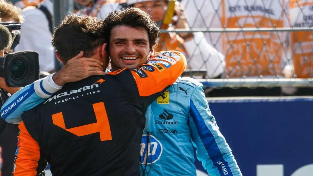 Sainz: Norris’ F1 win “deserved a little bit of luck”