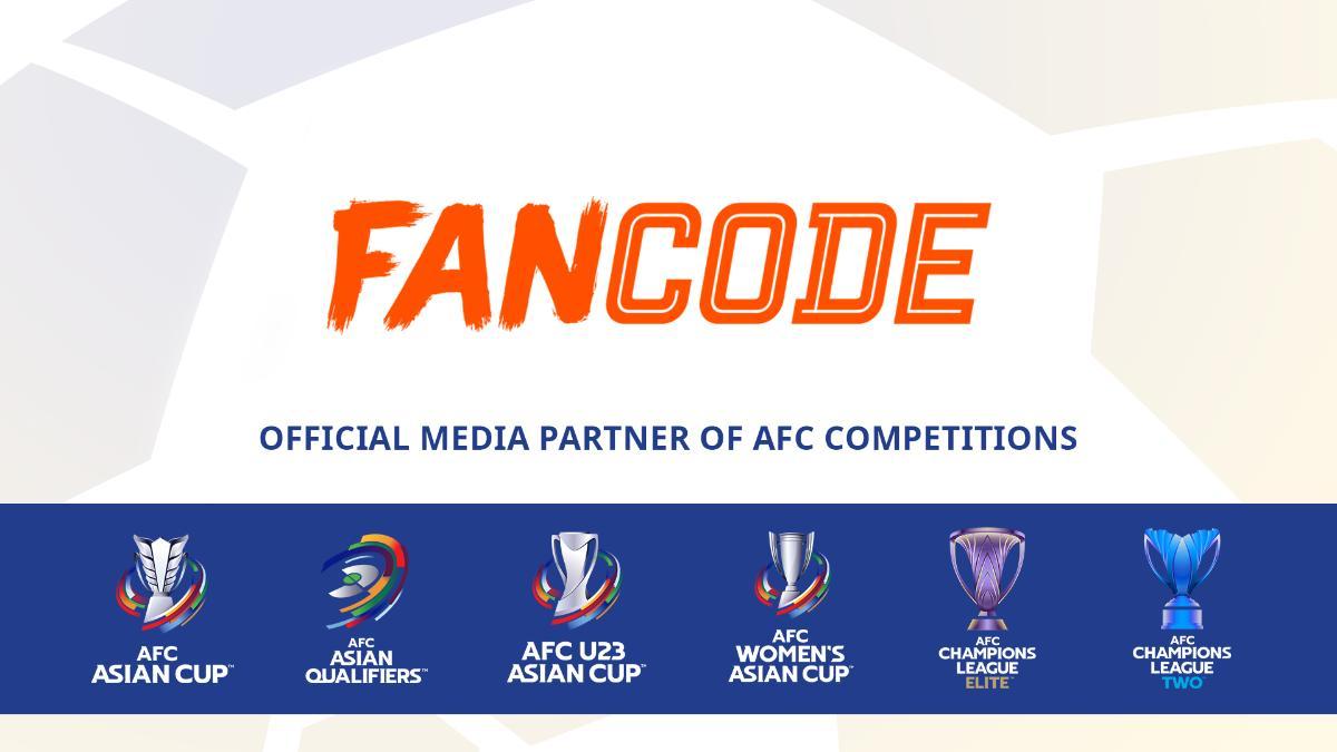 FanCode Inks 5-Year Deal with Asian Football Confederation (AFC) for Broadcast Rights in India