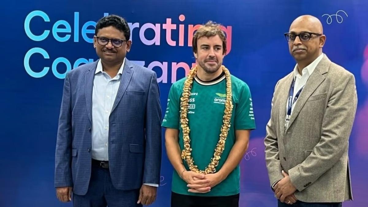 Two-time F1 champion Fernando Alonso visits India