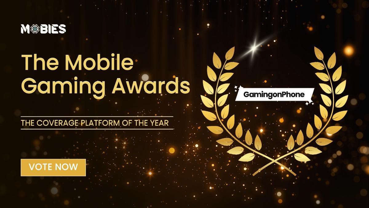 GamingonPhone has been nominated for Coverage Platform of the Year at Mobies 2024 for the second year in a row