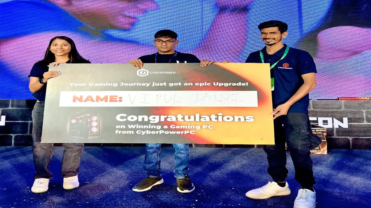 Mumbai gamers win premium CyberPowerPCs worth over INR 1 lakh at GamingCon 2024; over 500 attendees participate