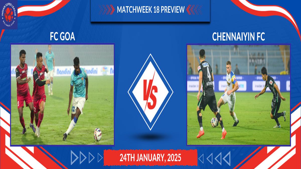 Chennaiyin FC look to break streak of draws, as FC Goa aim to maintain dominance at the top of the table